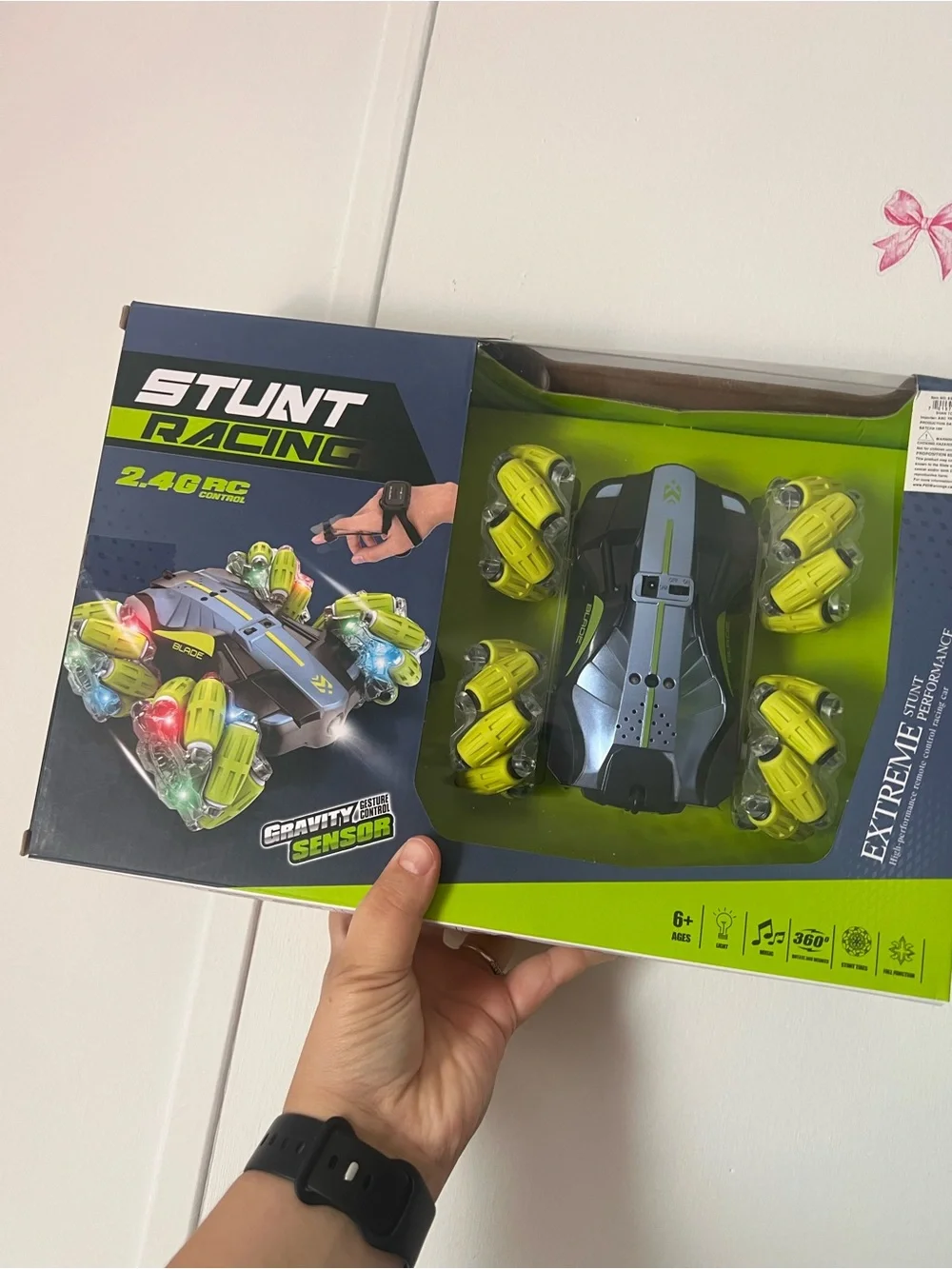 RC Car - Lime Green and Black Remote Control Toy